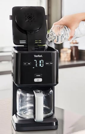 Tefal Smart'n'light CM600810 Programlanabilir Filtre Kahve Makinesi - Siyah (1.25 Litre, Zamanlayıcı, Sıcak Tutma Fonksiyonu)