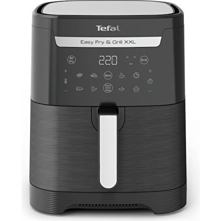 Tefal EY8018 Easy Fry & Grill & XXL Yağsız Fritöz Airfryer, 6,5 Litre Kapasite, Hava ile Kızartma & Izgara, Siyah – 7211004776