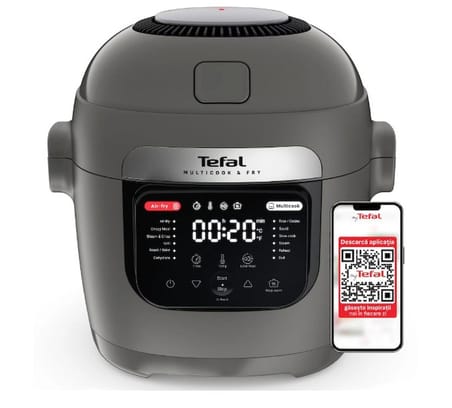 Tefal Multicook & Fry MY731BF0 (Gri / Akıllı Çok Amaçlı Pişirici ve Sıcak Hava Fritözü)