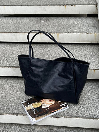 Kadın Salaş Model Vintage Shopper El ve Omuz Çantası