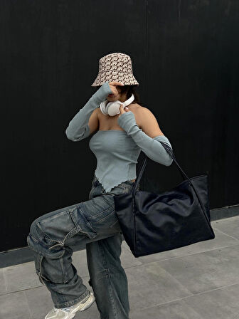 Kadın Salaş Model Vintage Shopper El ve Omuz Çantası