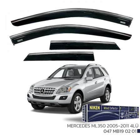 CAM RÜZGARLIĞI NİKEN KROMLU MERCEDES ML350 2005-2011 4LÜ