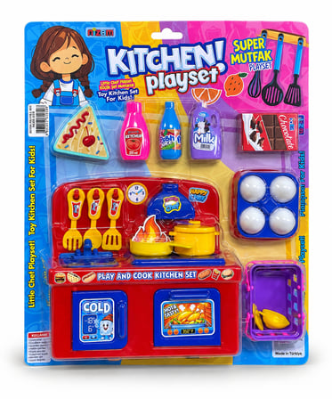 Nizam Kitchen Playset Süper Mutfak Seti – Çocuklar İçin Oyuncak Mutfak Seti