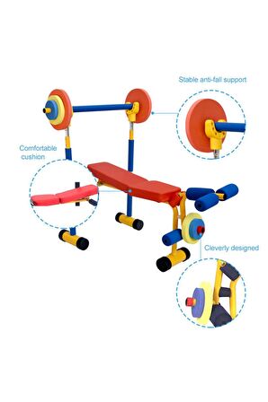 OSER DIŞ TİCARET Ağırlık Seti Çocuk Spor-fitness Aleti Küçükler Için Spor Aletleri Çocuk Fitness Aletleri