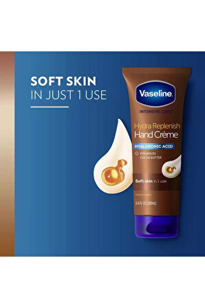 Vaseline Intensıve Care Hydra Replenish Hyaluronik Asit ve Kakao Yağı ile El Kremi  100ml