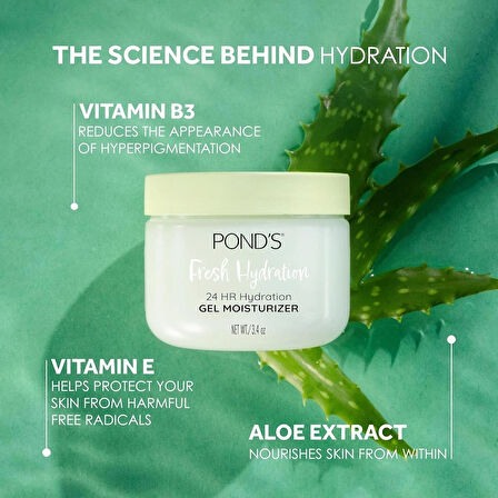 Ponds Aloe İçerikli ve Vitamin B3 Nemlendirici Jel 96.4 GR