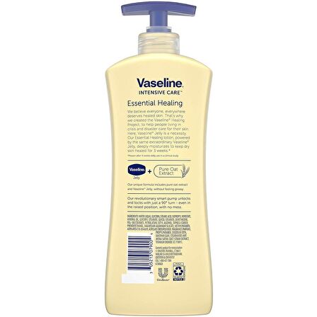 Vaseline Essential Healing Temel Bakım Vücut Losyonu 600ML