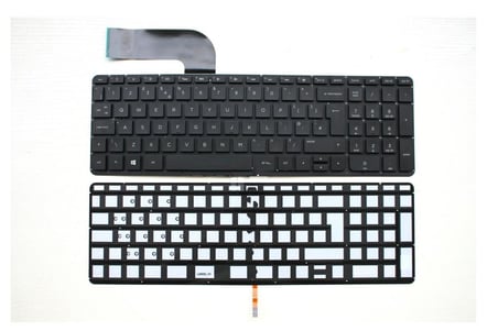 Hp 15-p000, 15-p100, 15-p200 Notebook Klavyesi (Siyah TR) ışıklı
