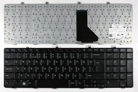 Dell İnspiron 17R 1764 V104046AK1 Notebook Klavyesi, Laptop Tuş Takımı (Siyah TR)