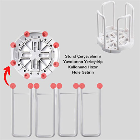 Mutfak Düzeni için Tabak Bardak Kase Tutucu Stand Bulaşık Kurutucu Organizer