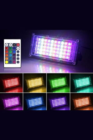 Dekor Işık için Kumandalı RGB Çok Renkli Dış Cephe Led Panel Işık Aydınlatma