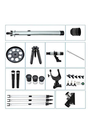 Genç Bilim İnsanı için 700 x 60 Kara Uzay Teleskobu