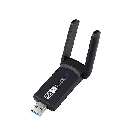 Bilgisayar Ağı için AC1300 Mbps Dual Band USB 3.0 Wifi Alıcı Adaptör