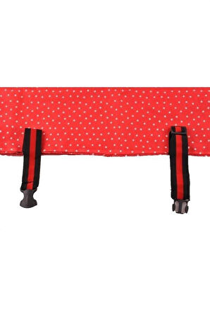 Bebek Mama Keyfi için Yıldız Motif Kemerli Koruyucu Emzirme Önlüğü