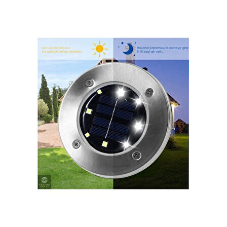 Bahçe Keyfi için 4ADET Solar Şarjlı Aydınlatma Seti