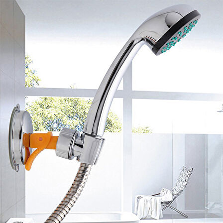 Banyo Dekoru için Güçlü Vantuzlu Duş Başlığı Tutucu Askı Aparatı