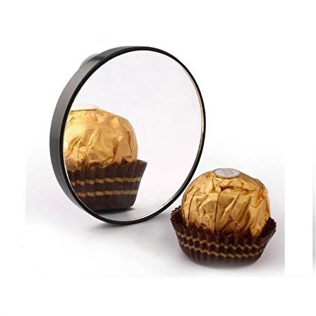 Büro Ev Dekoru Için 10X Büyüteçli Vantuzlu Makyaj Tıraş Aynası