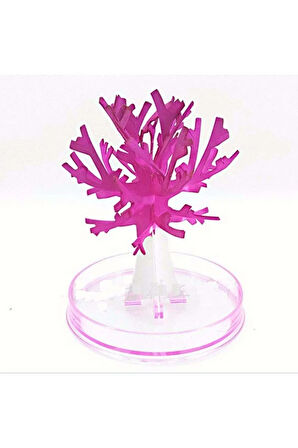 Büro Ev Hediyesi için 9x8CM Sihirli Sakura Kristal Kiraz Çiçeği Ağacı