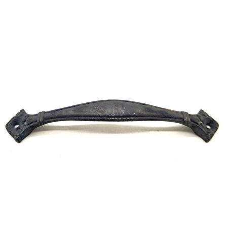 Hobi Mobilya Tasarımı için 27x155MM Antika Oksit Pirinç Deste Kapı Kulbu