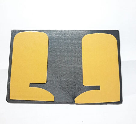 Büro İş Güvenliği için 13x8CM Maksi Bay Bayan Ortak Kullanım Wc Uyarı Tabelası