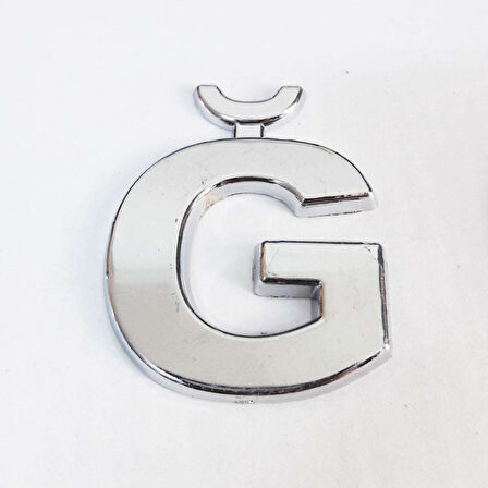 Büro Ev Dekoru için 9CM Yapışkanlı Krom Ğ Harfi