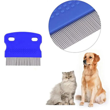 Büro Ev Evcil Hayvanı için İnce Dişli Kedi Köpek Tavşan Bit Pire Tarağı