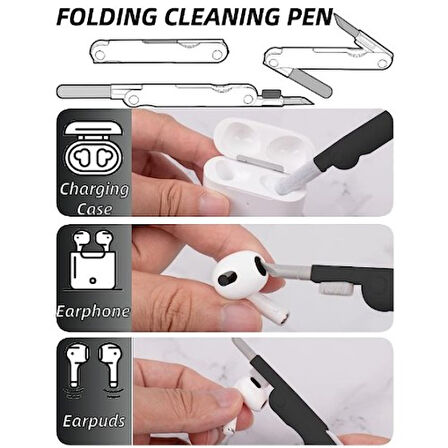 Büro Ev Hijyeni için 7 Fonksiyonlu Elektronik Cihaz Detay Temizleme Kiti