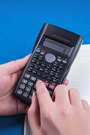 Büro Ev Ofis için Pilli Kapaklı 240 Fonksiyon Bilimsel Hesap Makinası