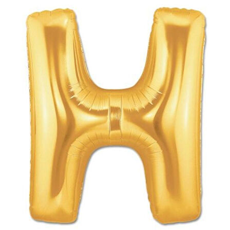 Büro Ev Partisi için 100CM H Harf Golden Folyo Balon
