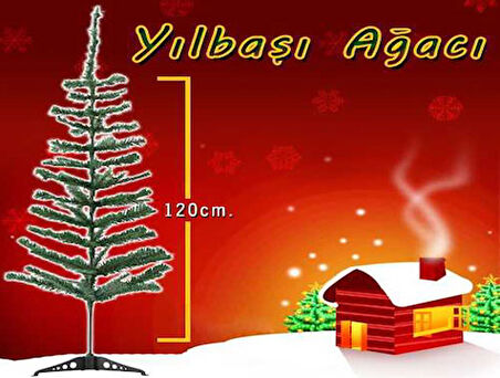 Büro Ev Partisi için 120CM Yılbaşı Çam Ağacı Gür Dallar