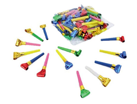 Büro Ev Partisi için 50ADET Yılbaşı Özel Kaynana Dili Seti Paketi