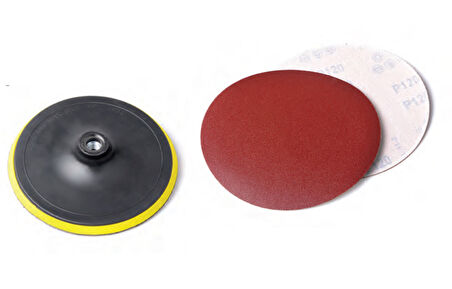 Büro İş Tamir Atölyesi için 18CM Yedek Zımparalı Cırtlı Disk Altı