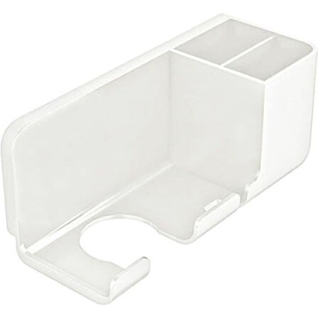 Büro Ev Banyosu için Saç Kurutma Makine Tutucu Beyaz Organizer