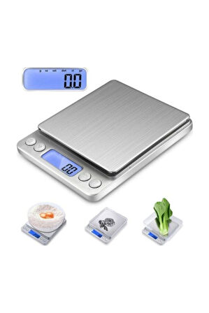 Büro Ev Ofis için 2KG 0,1GR Hassas Dijital Mutfak Terazisi