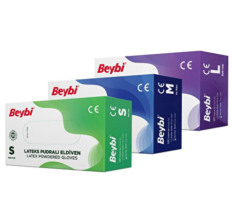 Büro İş Güvenliği için 100ADET S Beden Hassas İşlem Koruyucu Eldiveni Seti