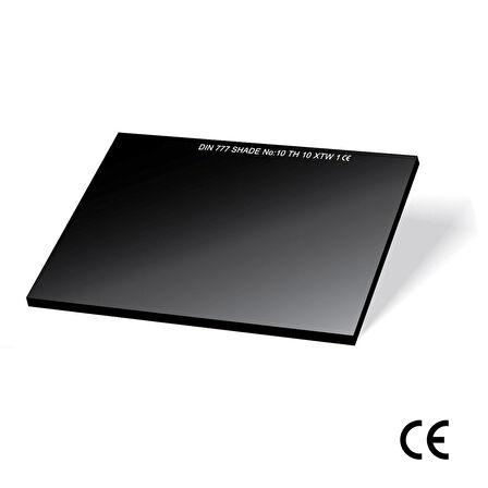 Büro Atölye İnşaat İş Güvenliği için 8x1CM Kaynak Maskesi Camı