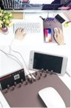 Büro Ev Ofis için Cep Telefonu Tutucu Standlı Mouse Pad
