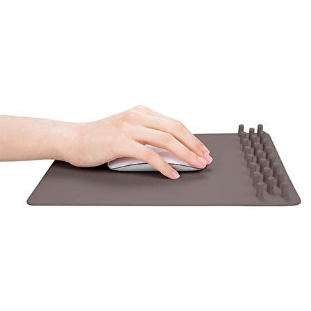 Büro Ev Ofis için Cep Telefonu Tutucu Standlı Mouse Pad