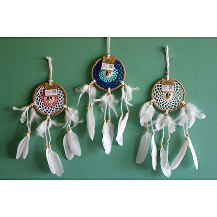 Büro Ev Ofis Dekoru için Mini Kabus Düş Kovan Rüya Kapanı Dreamcatcher