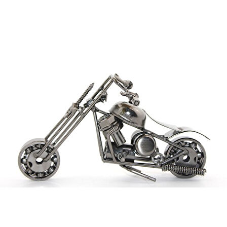 Büro Ev Ofis Dekoru için Metal Yapım Mini Motor Maketi