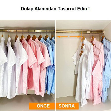 Büro Ev Ofis Düzeni için Dolap İçi Organizer Askı Aparatı
