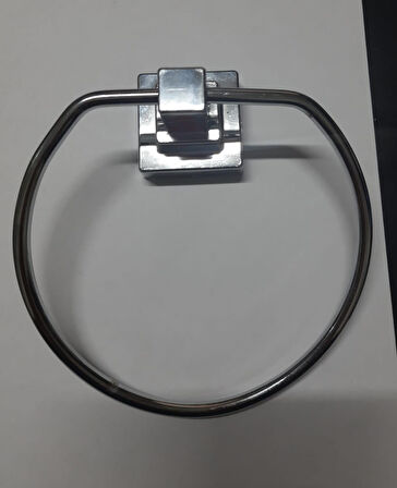 Büro Ev Ofis Yazlık için Yapışkanlı Metal Yuvarlak Havluluk Askısı