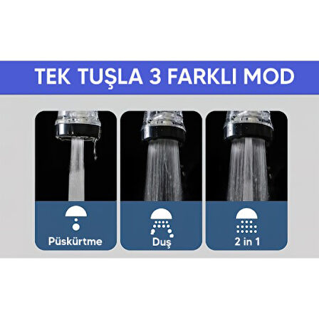 Büro Ev Ofis Yazlık için Fonksiyonel Musluk Başlığı