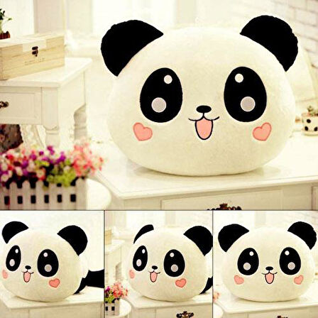Büro Ev Ofis Hediyesi için Sevimli Panda Tasarımlı Polar Yastık