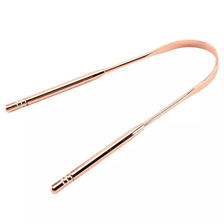 Büro Ev Ofis Personel Ağız Bakımı için Dil Temizler Sıyırır Hijyenik Bakır Hilal Aparat