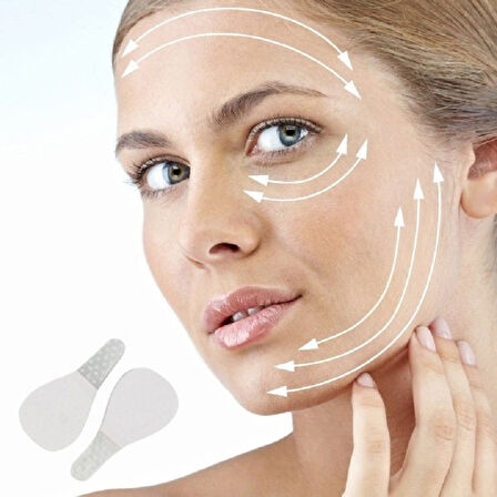 Büro Ev Ofis Personel Bakımı için 40ADET Yüz Kaş Göz Boyun Gerdirme Lastik Bant Seti