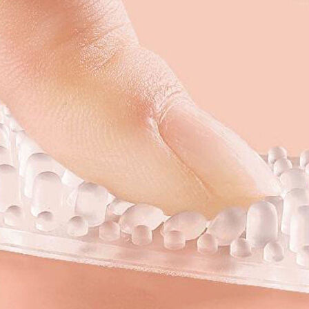 Büro Ev Ofis Perspneli için İkili Tırtık Silikon Topuk Vurma Koruyucu