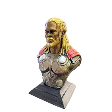 Büro Ev Ofis Hediyesi için Polyester Çizgi Kahraman Thor Büst