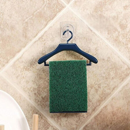 Büro Ev Ofis için Tekli Dekoratif Banyo Mutfak Sünger Askılığı