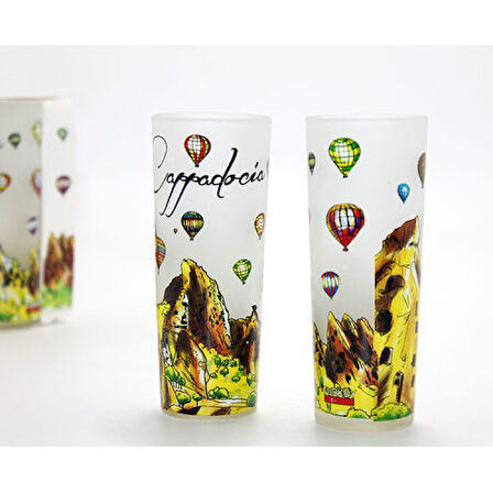 Büro Ev Ofis İçecek Keyfi için Yöresel Motif Bardak Mini Stil Shat Bardağı